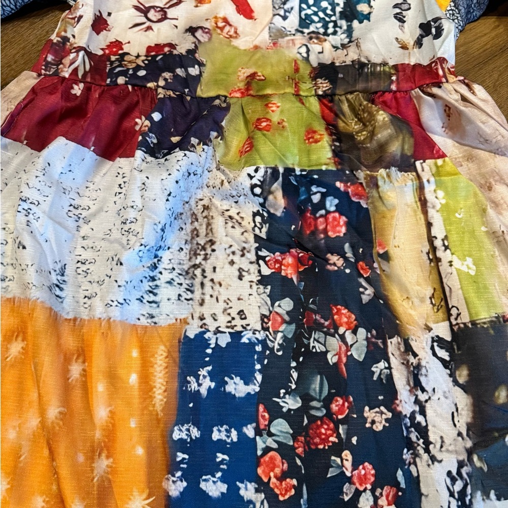 Colorful Patchwork Dress - Picture 2 of 3